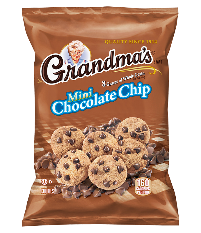 Grandma's® Whole Grain Rich Mini Chocolate Chip Cookies 1.22oz